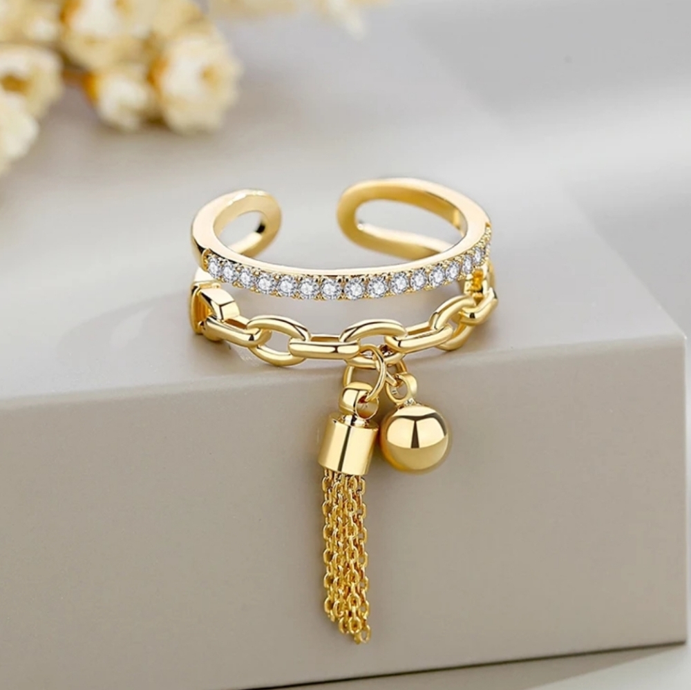 Tassel Open Ring